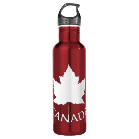 Canada - Flag Souvenir Bottle Waterfles (Voorkant)