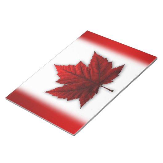 Canada Flag Souvenir Notepad Canada - cadeaus Notitieblok (Schuin)