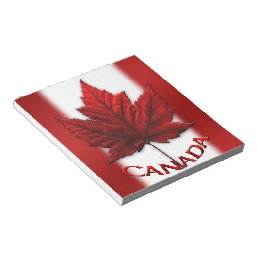 Canada Flag Souvenir Notepad Canada - cadeaus Notitieblok (Schuin)