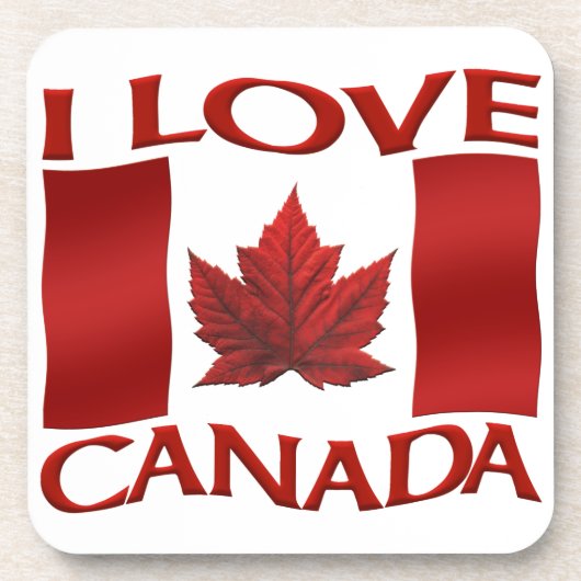 Canada Flag Souvenir Onderzetter Custom Canada Gif (Voorkant)