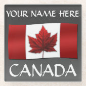 Canada Flag Souvenir Onderzetter Custom Canada Ond (Voorkant)