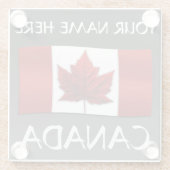 Canada Flag Souvenir Onderzetter Custom Canada Ond (Achterkant)