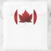 Canada Flag Stickers Rode Canadese vlag Stickers (Tas)