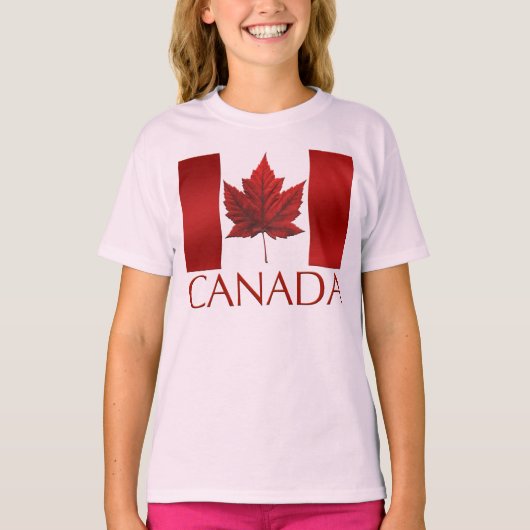 Canada Flag Sweatshirt Kind Canada Souvenir Shirt (Voorkant)