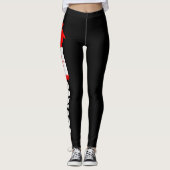Canada Flag Yoga Leggings - Maple Leaf Womens Gift (Devant)