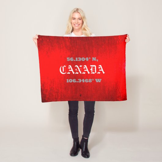 CANADA FLEECE DEKEN (In situ)