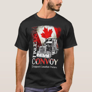 Canada Freedom Convoy 2022 Canadian Truckers Suppo T-shirt