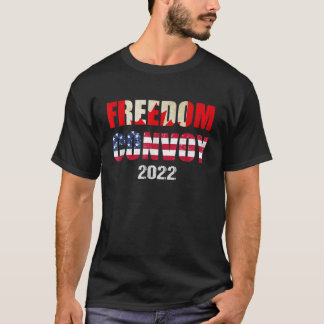 Canada Freedom Convoy 2022 Support Canadian Trucke T-shirt
