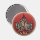 Canada Fridge Magnet Canada Maple Leaf Magnets Magneet (Voorkant / Achterkant)