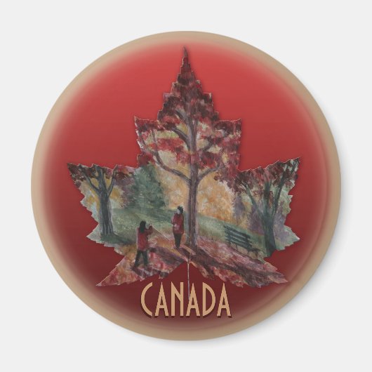 Canada Fridge Magnet Canada Maple Leaf Magnets Magneet (Voorkant)