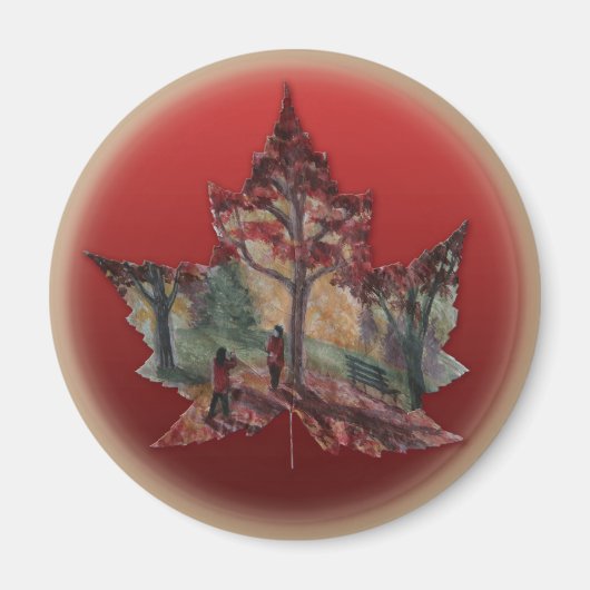 Canada Fridge Magnet Canada Maple Leaf Magnets Magneet (Voorkant)