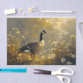 Canada Gans Gouden Uur Witte Daisies Decoupage Tissuepapier (Craft)