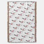 Canada Gans Spelen Hockey Deken (Voorkant Verticaal)