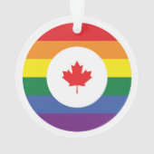 Canada Gay Pride Ornament (achterkant)