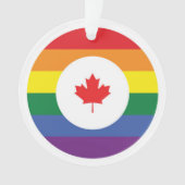 Canada Gay Pride Ornament (voorkant)