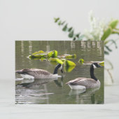 Canada Geese Kaart (Staand voorkant)