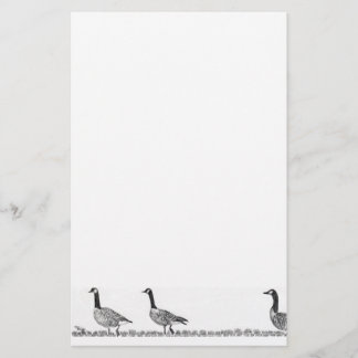 Canada Geese Stationery Briefpapier