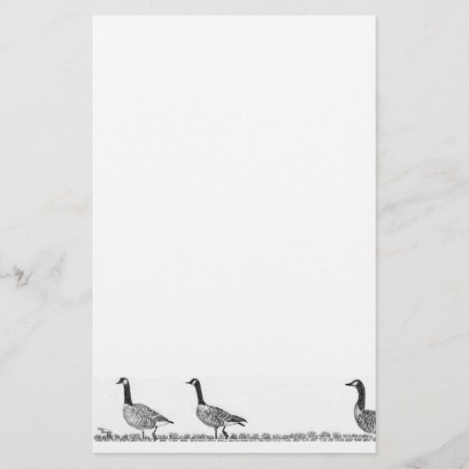 Canada Geese Stationery Briefpapier (Voorkant)