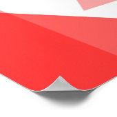 CANADA (Gelaagde stijl in Canadese rode Maple Leaf Poster (Hoek)