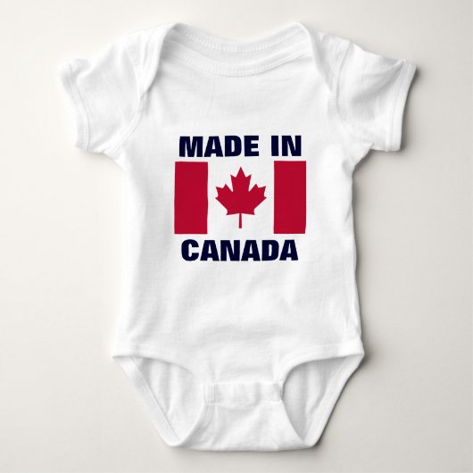 CANADA: Gemaakt in Canada Romper (Voorkant)