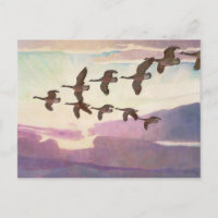 Canada Gese in lente door Newell Convers Wyeth