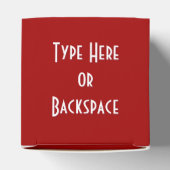 Canada Gift Box Personaliseer Canada Leaf Gift Box Bedankdoosjes (Bovenkant)