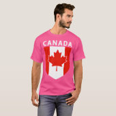 Canada Gifts Canadese Kleding Maple Leaf Flag Camp T-shirt (Voorkant volledig)