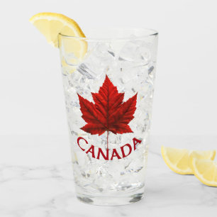 Canada Glass Canada Maple Leaf Glasses Custom Glas