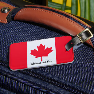 Canada '' Glorieus en Vrij Bagage Label