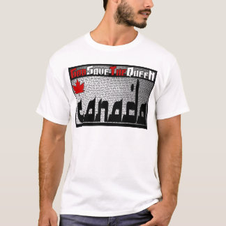 Canada - God redt de koningin T-shirt