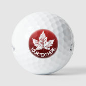 Canada Golf Balls Personalized Canada Golf Gifts Golfballen (Voorkant)