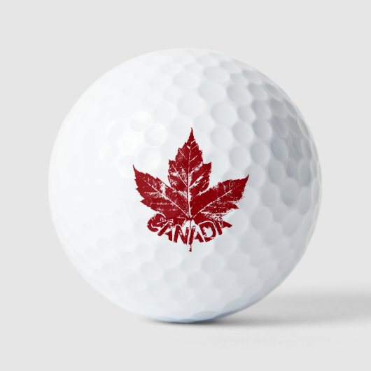 Canada Golf Balls Personalized Canada Golf Gifts Golfballen (Voorkant)