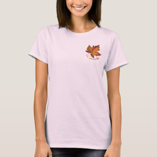 Canada Golf Shirt Dames Canadees Maple Leaf Shirt (Voorkant)