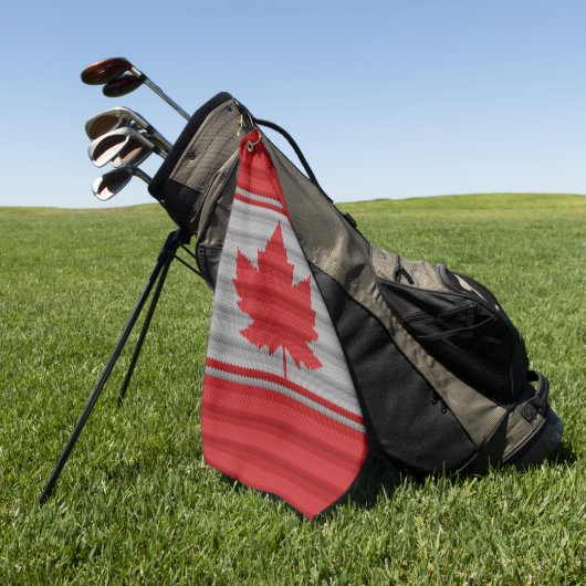 Canada Golf Towel Canada Souvenir Golf Towels Golfhanddoek (Groen)