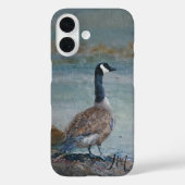 Canada Goose Bird Painting Aangepaste naam Case-Mate iPhone Case (Achterkant)