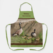 Canada Goose familie gepersonaliseerd Schort (Voorkant)