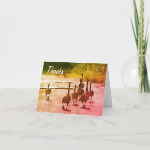 Canada Goose Family Natuur Hartelijk dank Bedankkaart