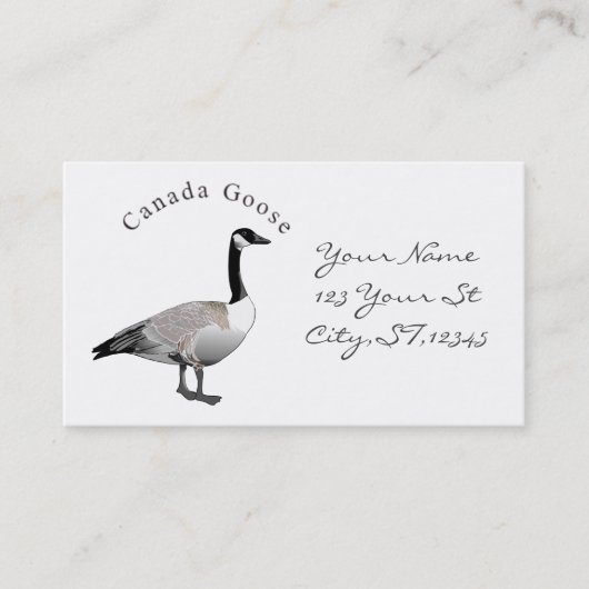 Canada Goose Gander Thunder_Cove Visitekaartje (Voorkant)
