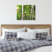 (Canada) Goose Green Canvas Afdruk (Insitu (Slaapkamer))