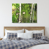 (Canada) Goose Green Canvas Afdruk (Insitu (Slaapkamer))
