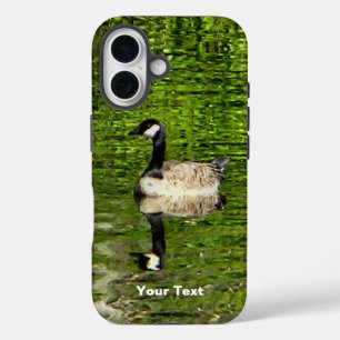 (Canada) Goose Green iPhone 16 Hoesje