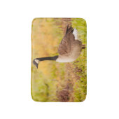 Canada Goose in kleurrijk veld Badmat (Voorkant Verticaal)
