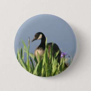 Canada Goose Ises Animal Art Button