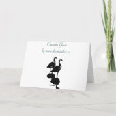 Canada Goose Kaarten Canada Gese Wenskaarten (Achterkant)