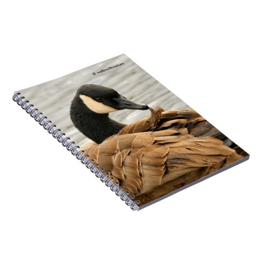 Canada Goose op het meer Notitieboek (Rechterzijde)