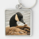 Canada Goose op het meer Sleutelhanger (Voorkant)