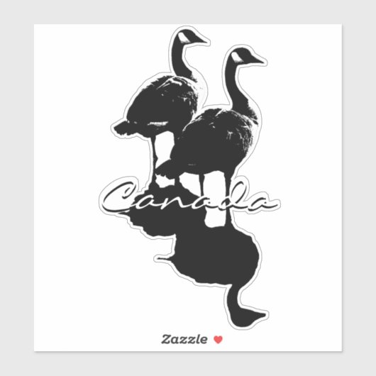 Canada Goose Sticker Personalized Canada Decals (Vel)