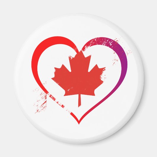Canada hart magneet (Voorkant)