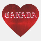 CANADA HART STICKER (Voorkant)