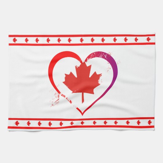 Canada hart theedoek (Horizontaal)